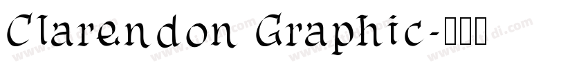 Clarendon Graphic字体转换